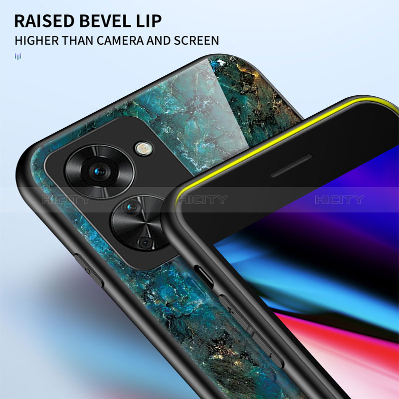 Funda Bumper Silicona Gel Espejo Patron de Moda Carcasa para OnePlus Nord 2T 5G