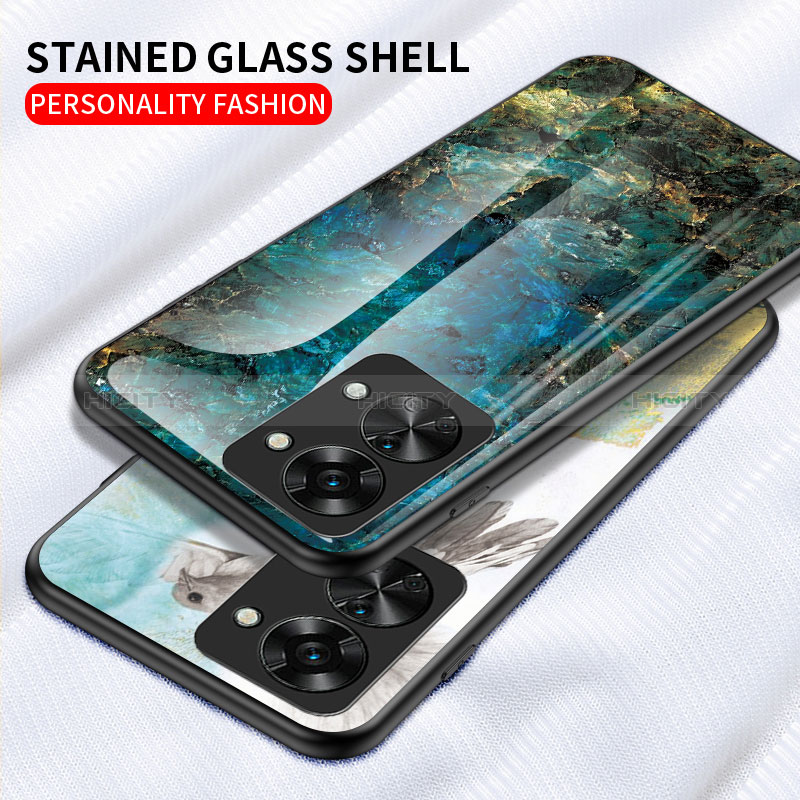 Funda Bumper Silicona Gel Espejo Patron de Moda Carcasa para OnePlus Nord 2T 5G