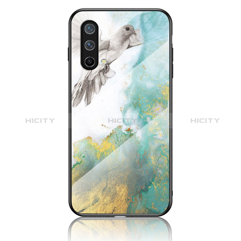 Funda Bumper Silicona Gel Espejo Patron de Moda Carcasa para OnePlus Nord CE 5G