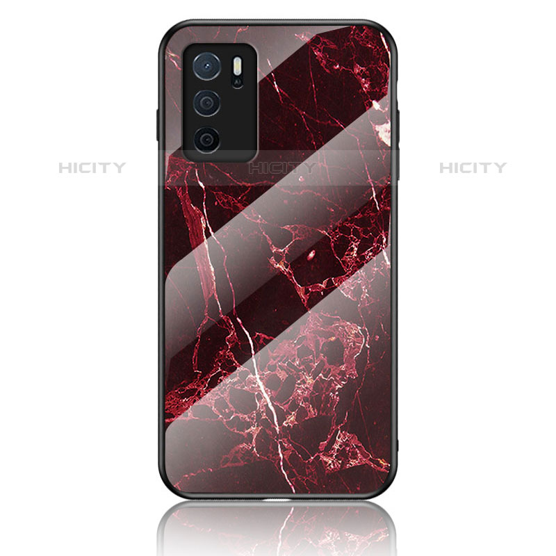 Funda Bumper Silicona Gel Espejo Patron de Moda Carcasa para Oppo A16s