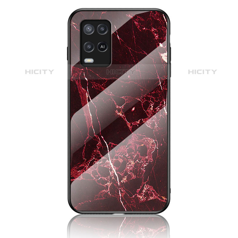 Funda Bumper Silicona Gel Espejo Patron de Moda Carcasa para Oppo A54 4G