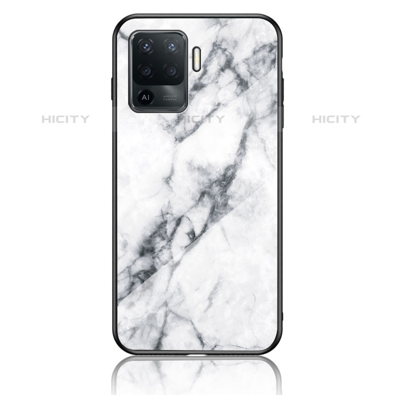 Funda Bumper Silicona Gel Espejo Patron de Moda Carcasa para Oppo A94 4G