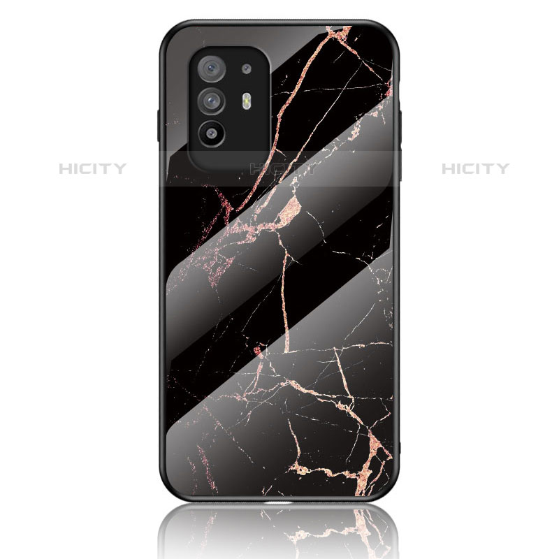 Funda Bumper Silicona Gel Espejo Patron de Moda Carcasa para Oppo A94 5G