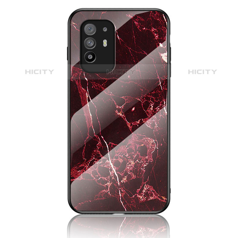 Funda Bumper Silicona Gel Espejo Patron de Moda Carcasa para Oppo A94 5G