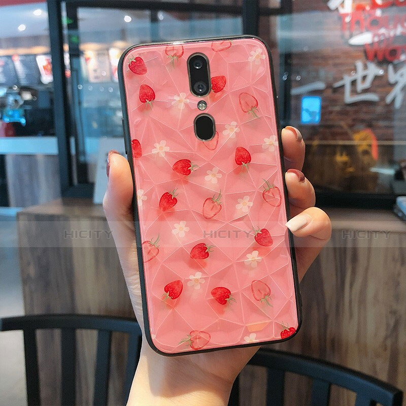 Funda Bumper Silicona Gel Espejo Patron de Moda Carcasa para Oppo A9X