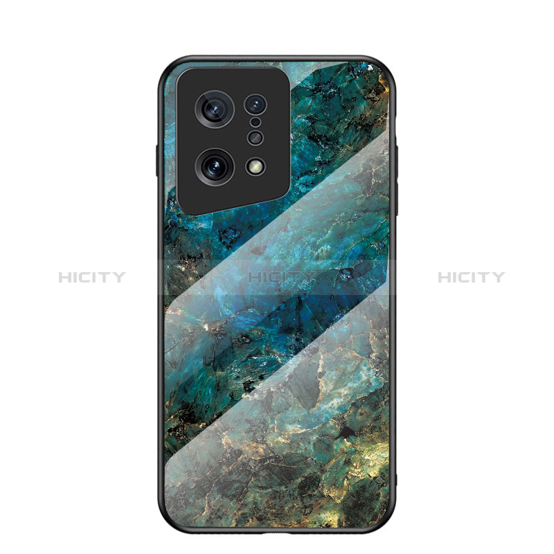 Funda Bumper Silicona Gel Espejo Patron de Moda Carcasa para Oppo Find X5 5G