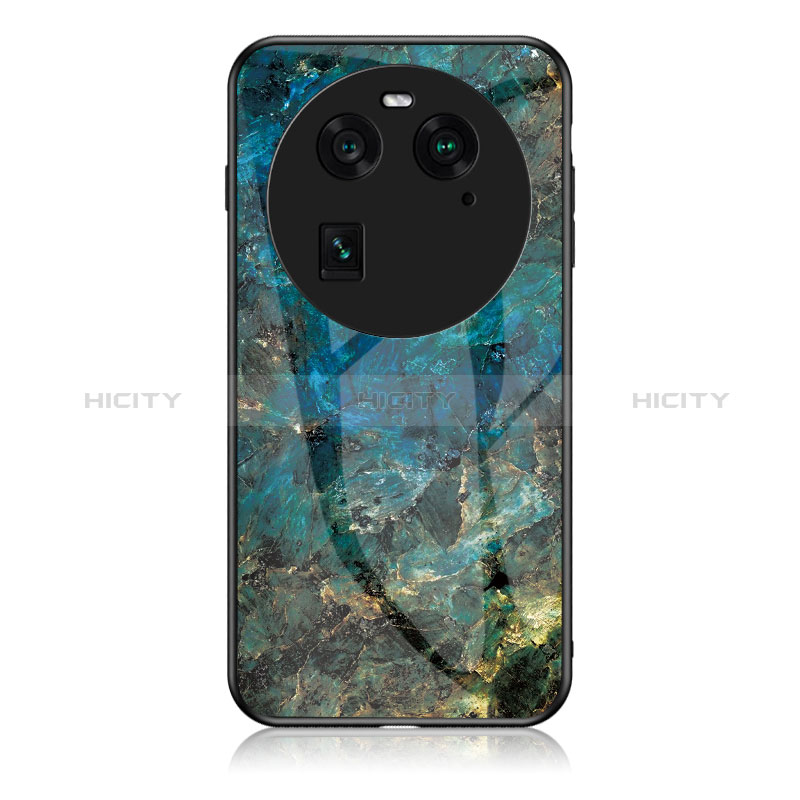 Funda Bumper Silicona Gel Espejo Patron de Moda Carcasa para Oppo Find X6 Pro 5G