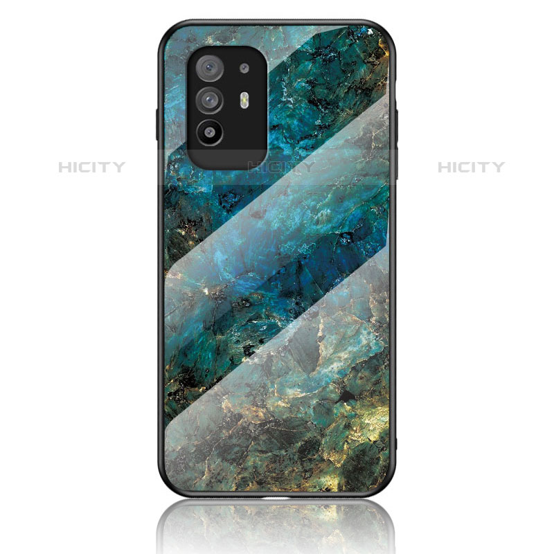 Funda Bumper Silicona Gel Espejo Patron de Moda Carcasa para Oppo Reno5 Z 5G