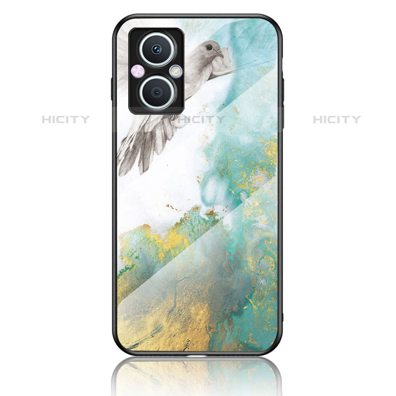 Funda Bumper Silicona Gel Espejo Patron de Moda Carcasa para Oppo Reno7 Z 5G