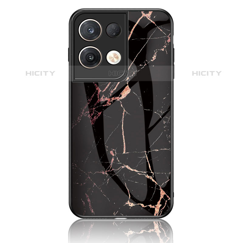 Funda Bumper Silicona Gel Espejo Patron de Moda Carcasa para Oppo Reno8 Pro+ Plus 5G