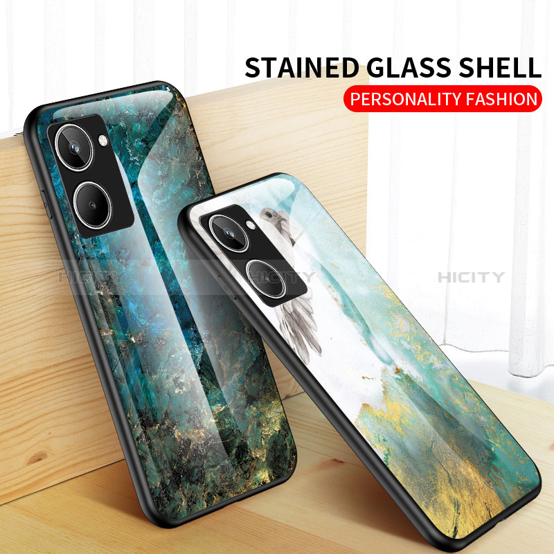 Funda Bumper Silicona Gel Espejo Patron de Moda Carcasa para Realme 10 Pro 5G