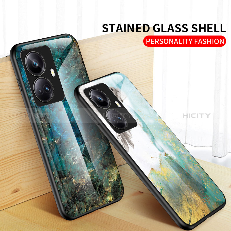 Funda Bumper Silicona Gel Espejo Patron de Moda Carcasa para Realme 10 Pro+ Plus 5G