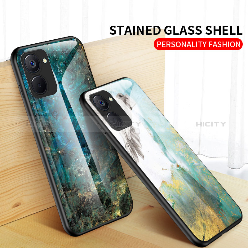 Funda Bumper Silicona Gel Espejo Patron de Moda Carcasa para Realme 10S 5G