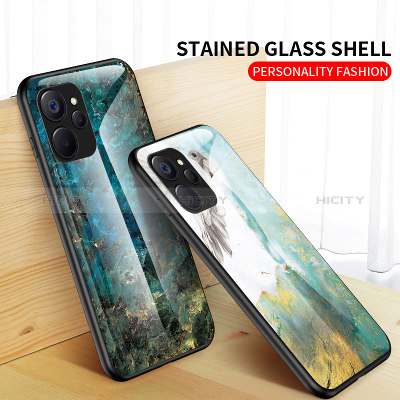 Funda Bumper Silicona Gel Espejo Patron de Moda Carcasa para Realme 10T 5G