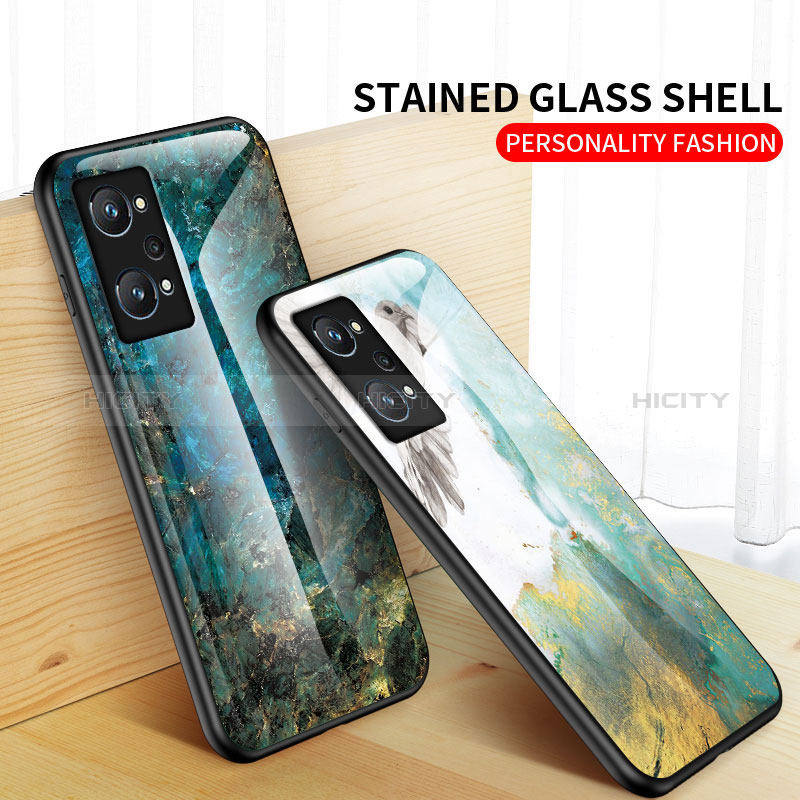 Funda Bumper Silicona Gel Espejo Patron de Moda Carcasa para Realme GT Neo2 5G