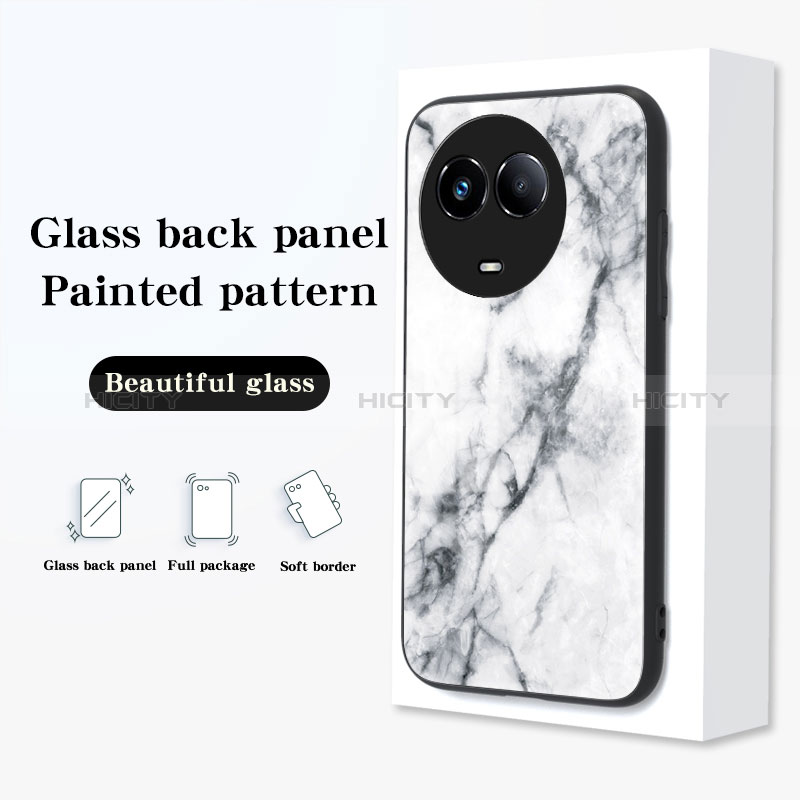 Funda Bumper Silicona Gel Espejo Patron de Moda Carcasa para Realme Narzo 60x 5G