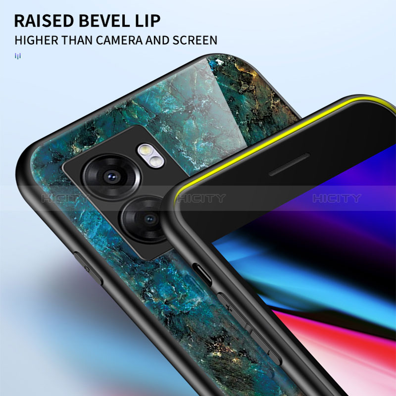 Funda Bumper Silicona Gel Espejo Patron de Moda Carcasa para Realme V23i 5G