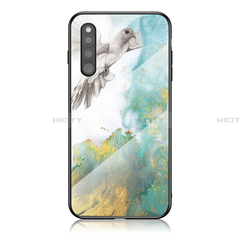 Funda Bumper Silicona Gel Espejo Patron de Moda Carcasa para Samsung Galaxy A41 SC-41A