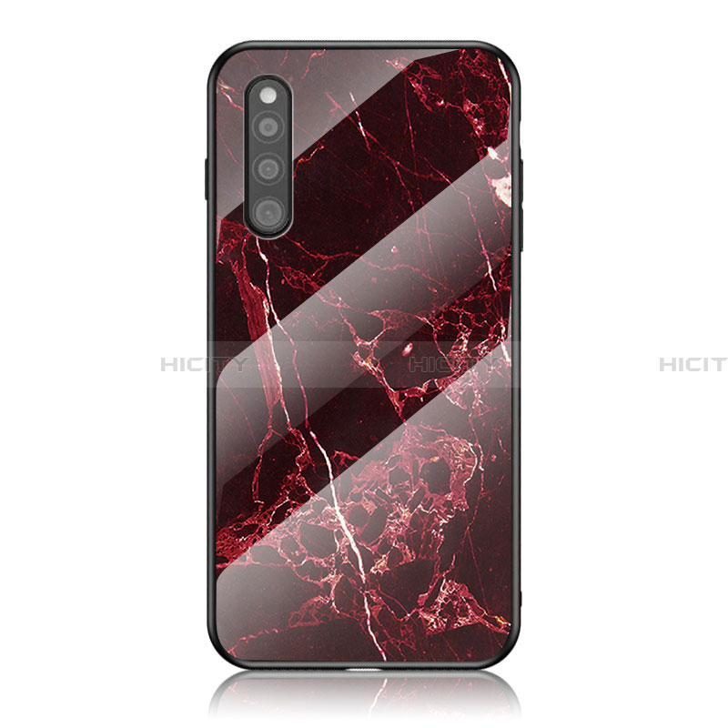 Funda Bumper Silicona Gel Espejo Patron de Moda Carcasa para Samsung Galaxy A41 SC-41A