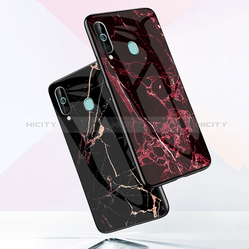 Funda Bumper Silicona Gel Espejo Patron de Moda Carcasa para Samsung Galaxy A60