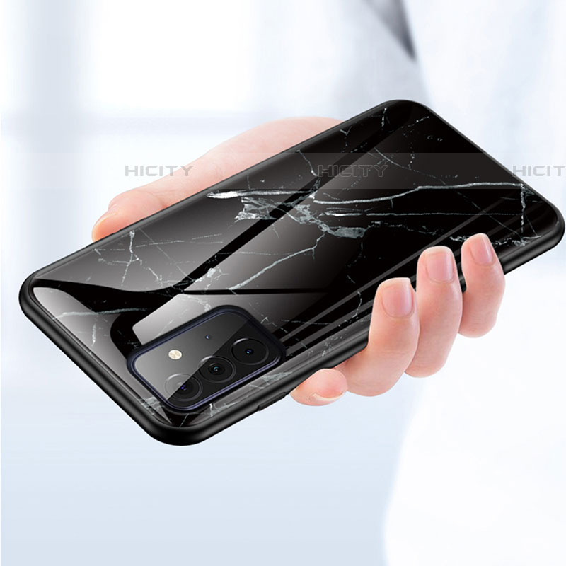 Funda Bumper Silicona Gel Espejo Patron de Moda Carcasa para Samsung Galaxy A72 5G