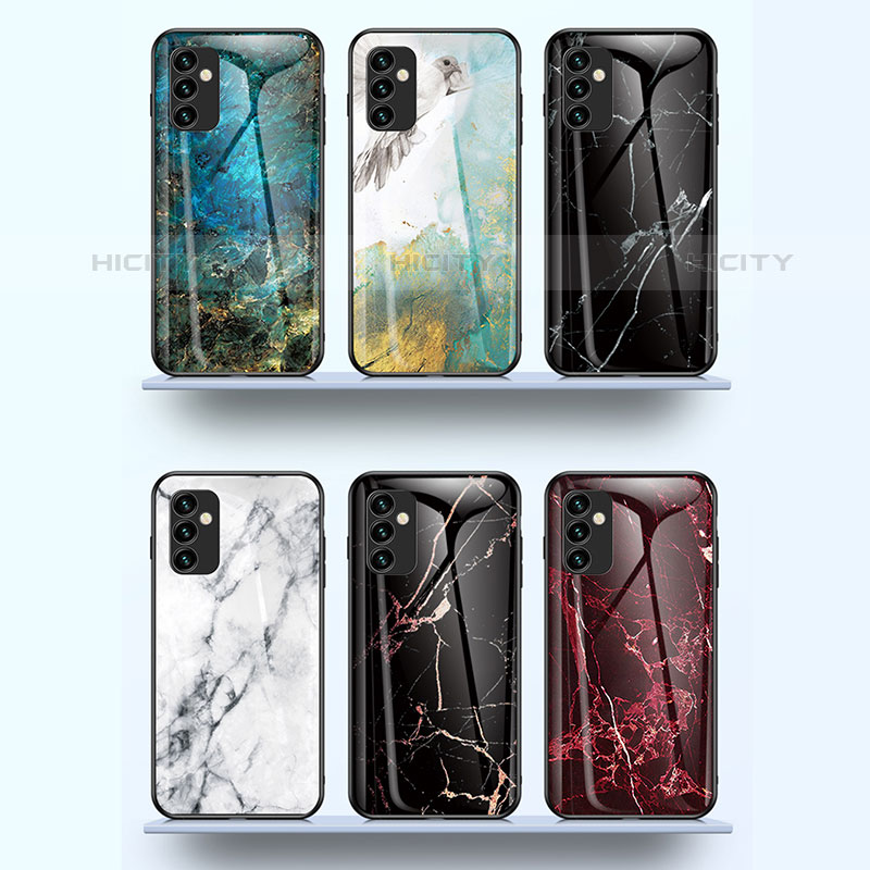 Funda Bumper Silicona Gel Espejo Patron de Moda Carcasa para Samsung Galaxy M23 5G