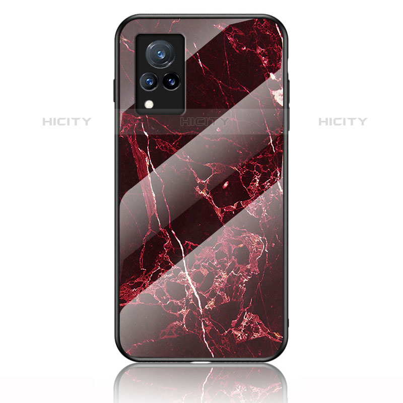 Funda Bumper Silicona Gel Espejo Patron de Moda Carcasa para Vivo V21s 5G