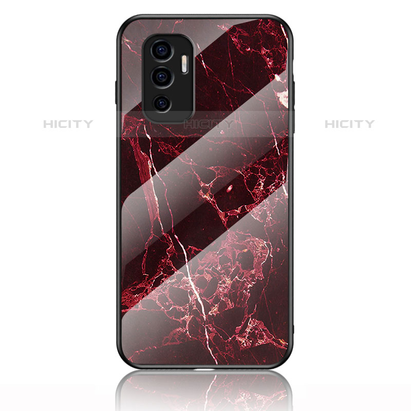 Funda Bumper Silicona Gel Espejo Patron de Moda Carcasa para Vivo V23e 5G