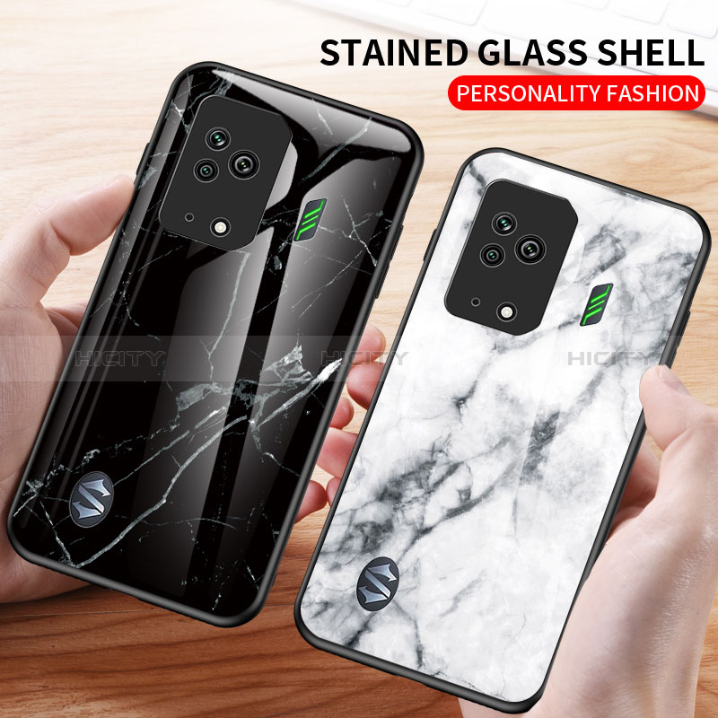 Funda Bumper Silicona Gel Espejo Patron de Moda Carcasa para Xiaomi Black Shark 5 5G