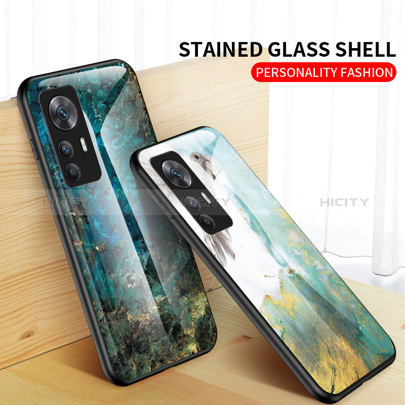 Funda Bumper Silicona Gel Espejo Patron de Moda Carcasa para Xiaomi Mi 12T Pro 5G