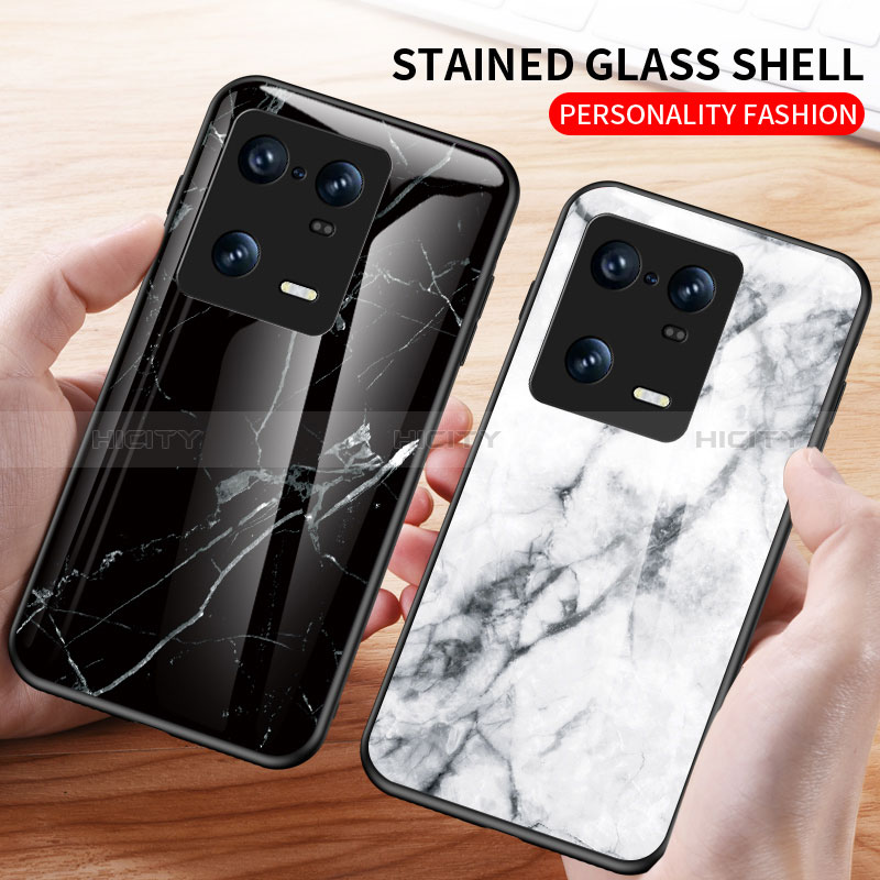 Funda Bumper Silicona Gel Espejo Patron de Moda Carcasa para Xiaomi Mi 13 Pro 5G