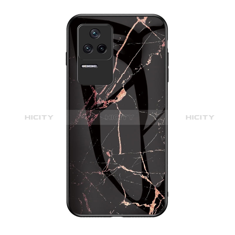 Funda Bumper Silicona Gel Espejo Patron de Moda Carcasa para Xiaomi Poco F4 5G