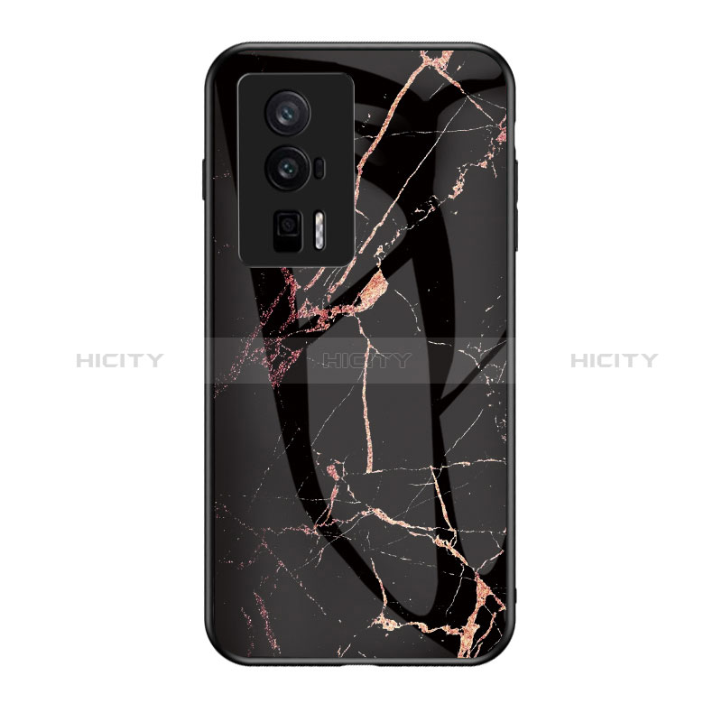 Funda Bumper Silicona Gel Espejo Patron de Moda Carcasa para Xiaomi Poco F5 Pro 5G