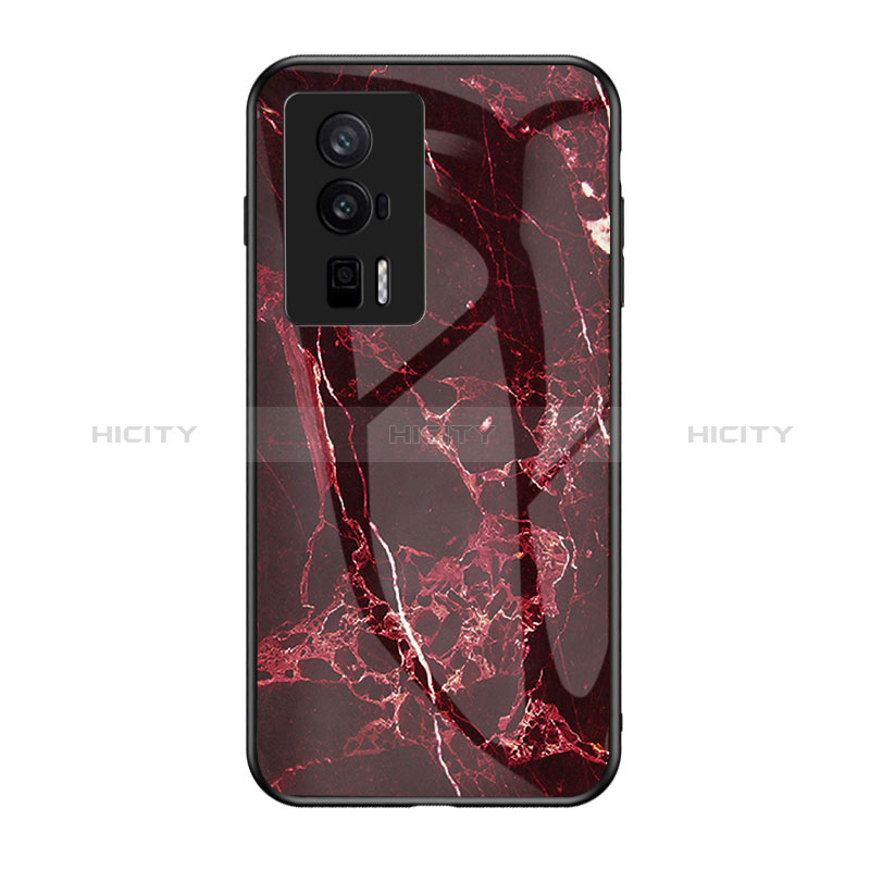 Funda Bumper Silicona Gel Espejo Patron de Moda Carcasa para Xiaomi Poco F5 Pro 5G