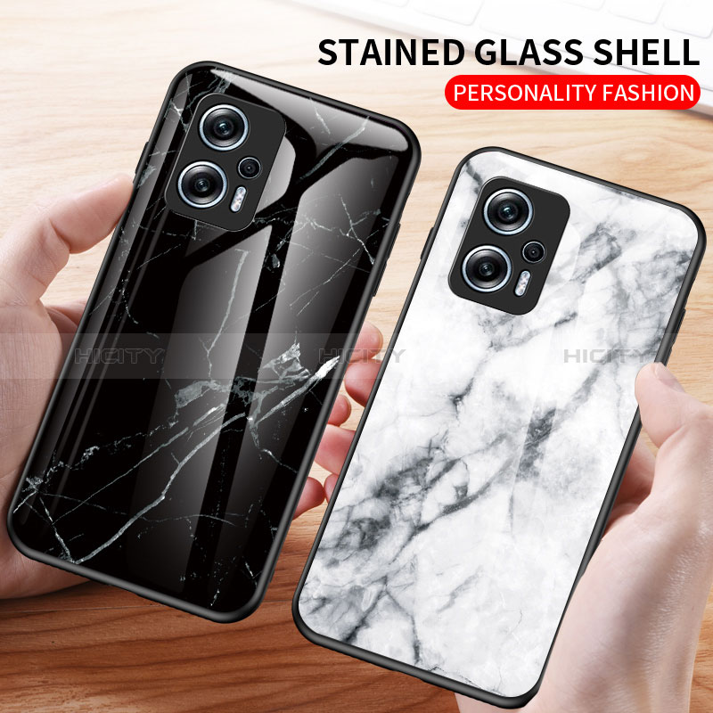 Funda Bumper Silicona Gel Espejo Patron de Moda Carcasa para Xiaomi Poco X4 GT 5G