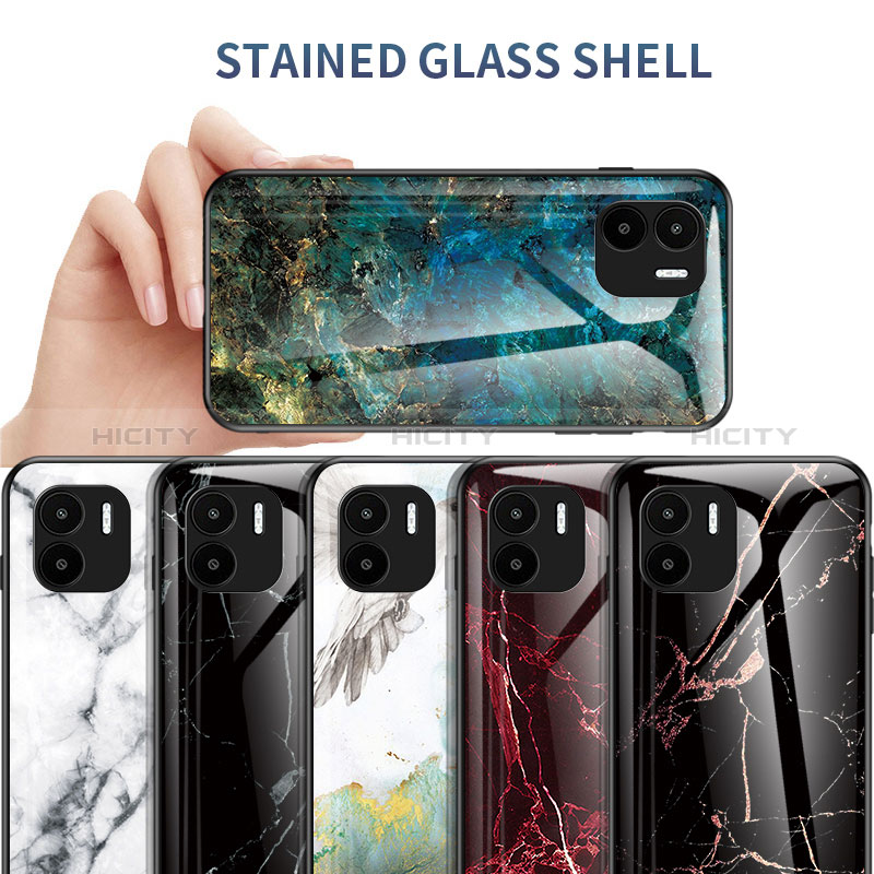 Funda Bumper Silicona Gel Espejo Patron de Moda Carcasa para Xiaomi Redmi A2