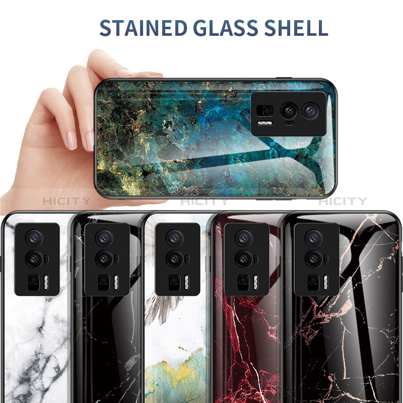 Funda Bumper Silicona Gel Espejo Patron de Moda Carcasa para Xiaomi Redmi K60 Pro 5G