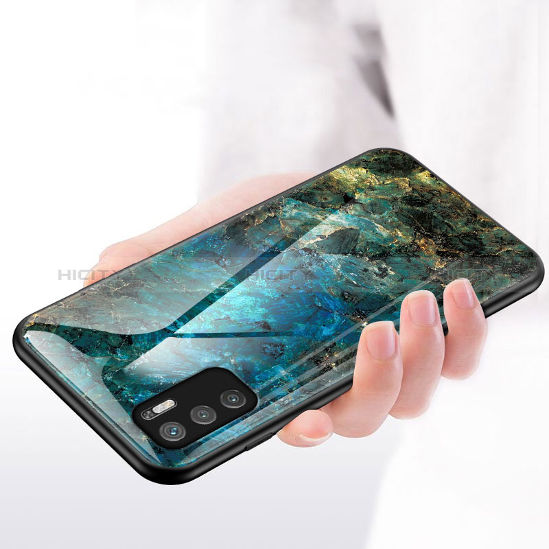 Funda Bumper Silicona Gel Espejo Patron de Moda Carcasa para Xiaomi Redmi Note 10 5G