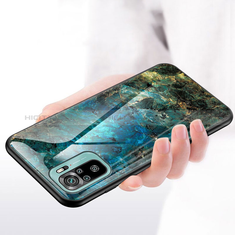 Funda Bumper Silicona Gel Espejo Patron de Moda Carcasa para Xiaomi Redmi Note 10S 4G