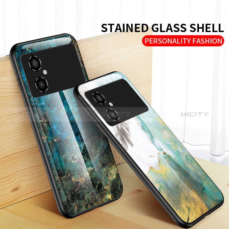 Funda Bumper Silicona Gel Espejo Patron de Moda Carcasa para Xiaomi Redmi Note 11R 5G