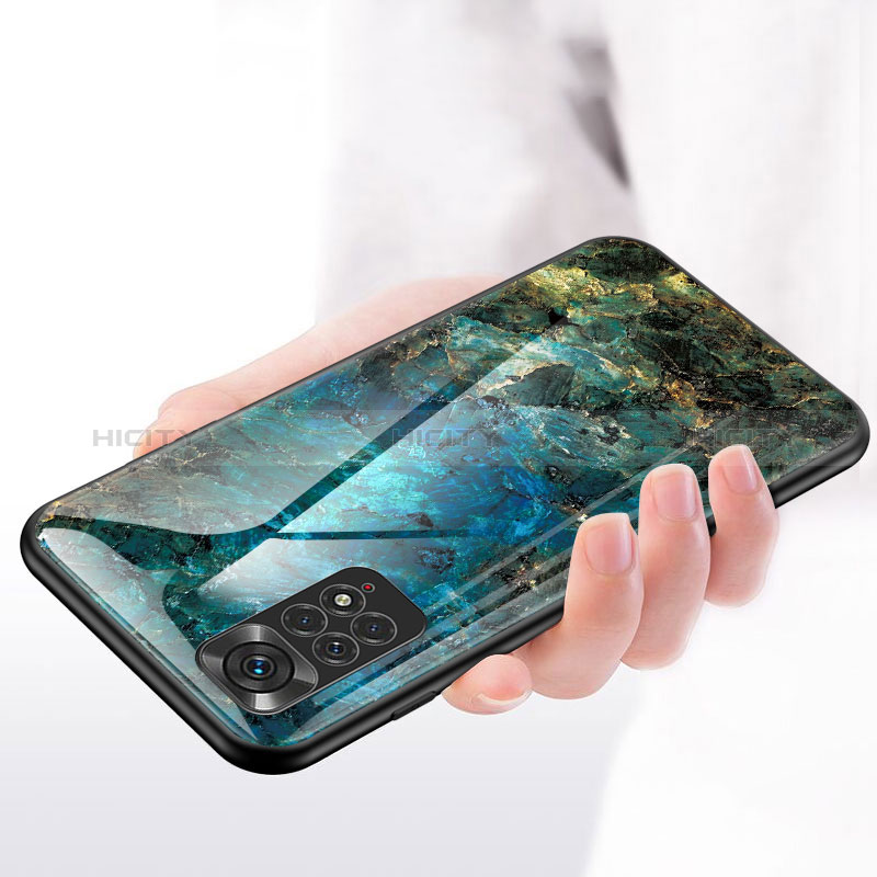 Funda Bumper Silicona Gel Espejo Patron de Moda Carcasa para Xiaomi Redmi Note 11S 4G