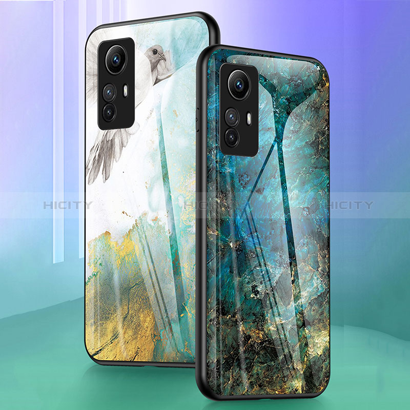 Funda Bumper Silicona Gel Espejo Patron de Moda Carcasa para Xiaomi Redmi Note 12S