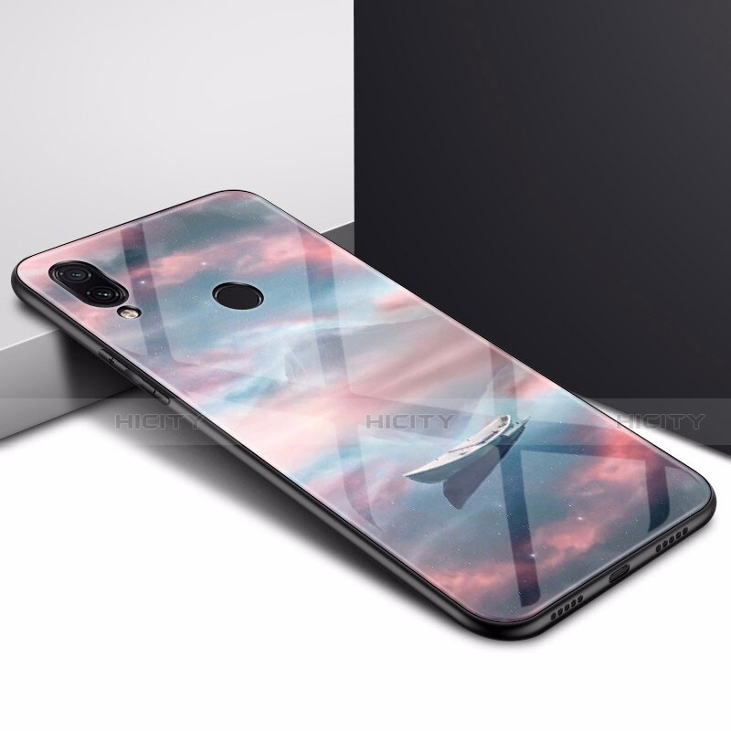 Funda Bumper Silicona Gel Espejo Patron de Moda Carcasa para Xiaomi Redmi Note 7