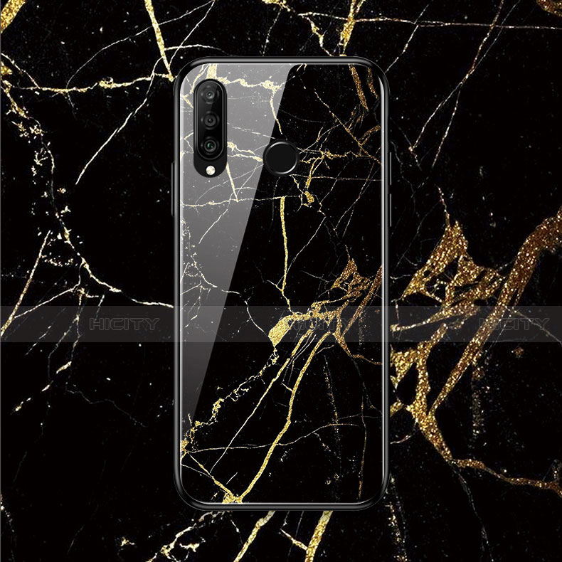 Funda Bumper Silicona Gel Espejo Patron de Moda Carcasa S01 para Huawei Nova 4e