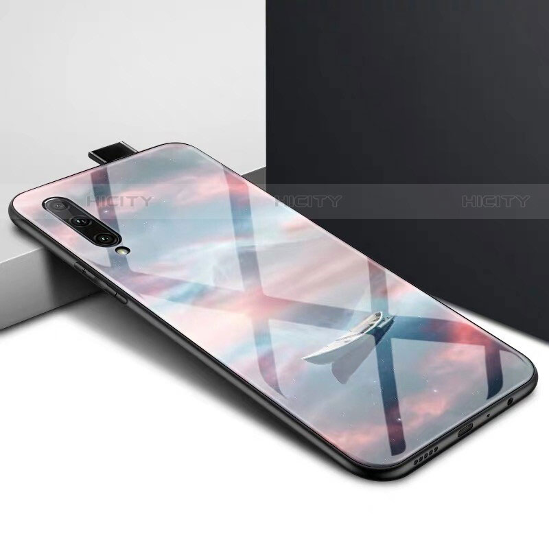 Funda Bumper Silicona Gel Espejo Patron de Moda Carcasa S01 para Huawei P Smart Pro (2019)