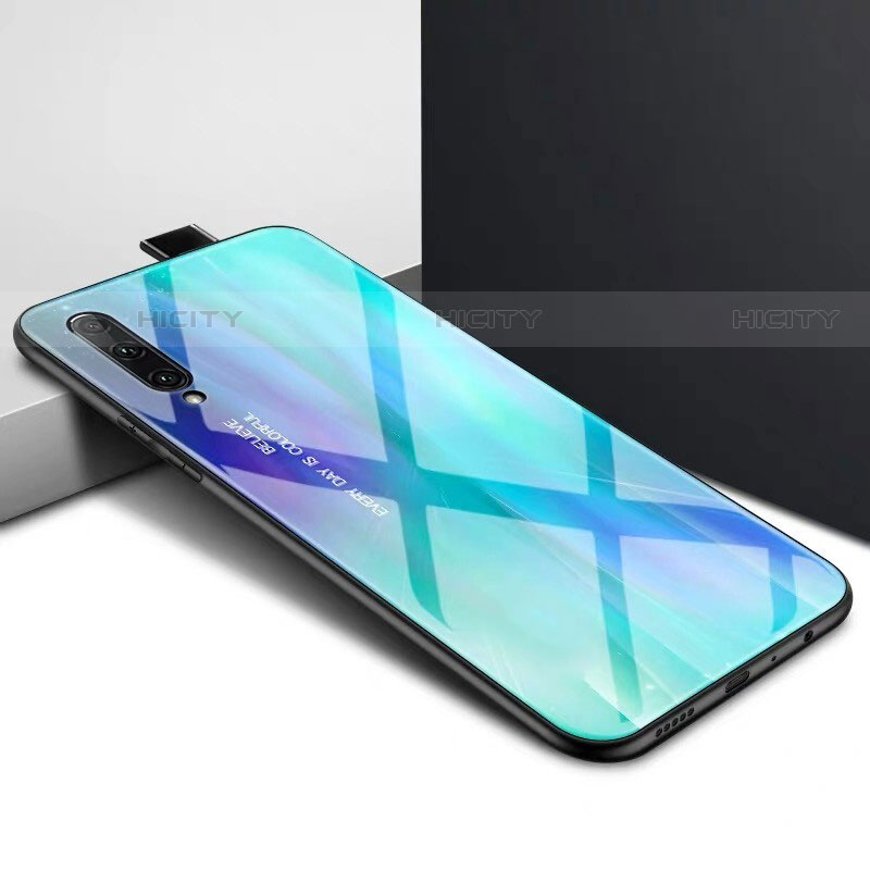 Funda Bumper Silicona Gel Espejo Patron de Moda Carcasa S01 para Huawei Y9s