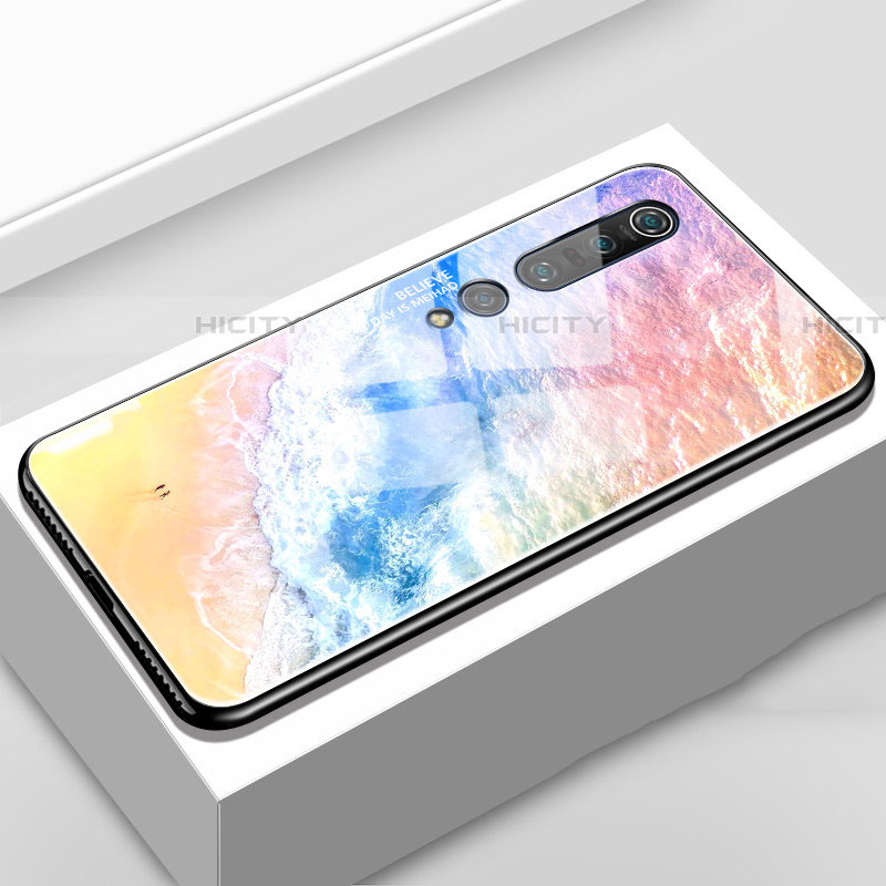 Funda Bumper Silicona Gel Espejo Patron de Moda Carcasa S01 para Xiaomi Mi 10 Pro Vistoso