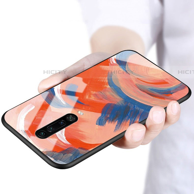 Funda Bumper Silicona Gel Espejo Patron de Moda Carcasa S01 para Xiaomi Poco X2