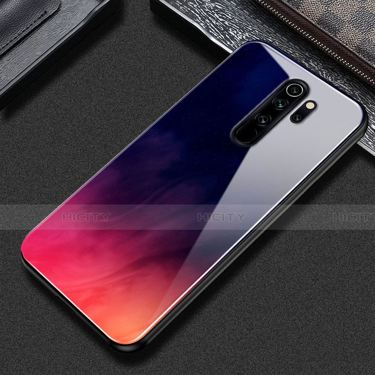 Funda Bumper Silicona Gel Espejo Patron de Moda Carcasa S02 para Xiaomi Redmi Note 8 Pro