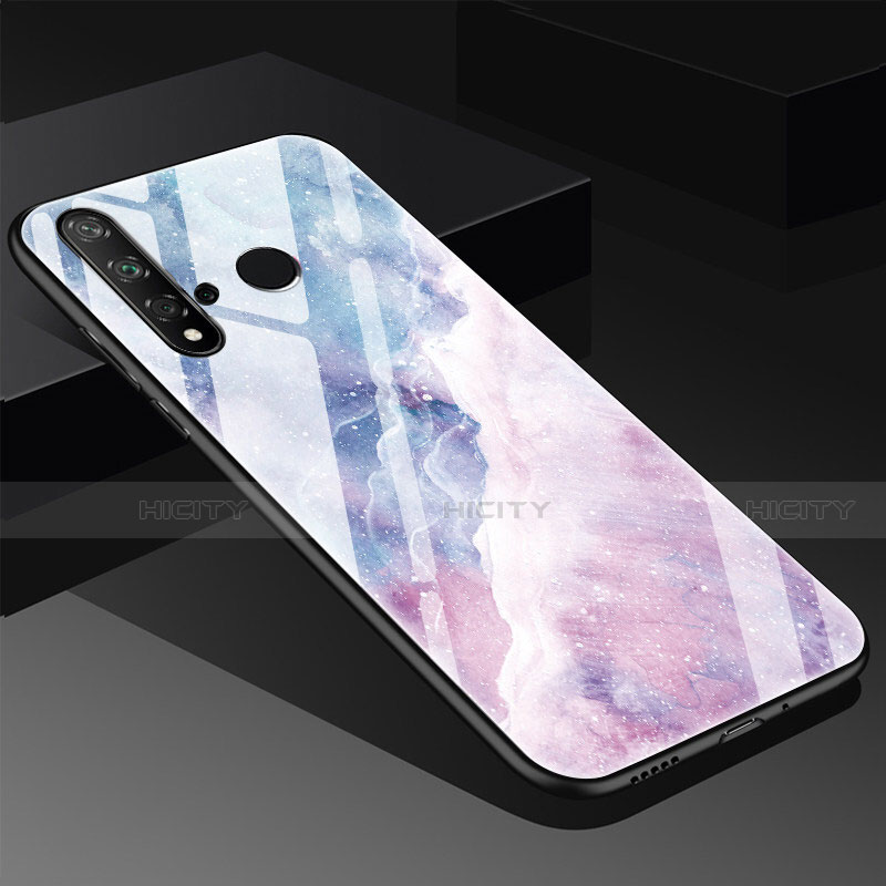 Funda Bumper Silicona Gel Espejo Patron de Moda Carcasa S03 para Huawei Nova 5i